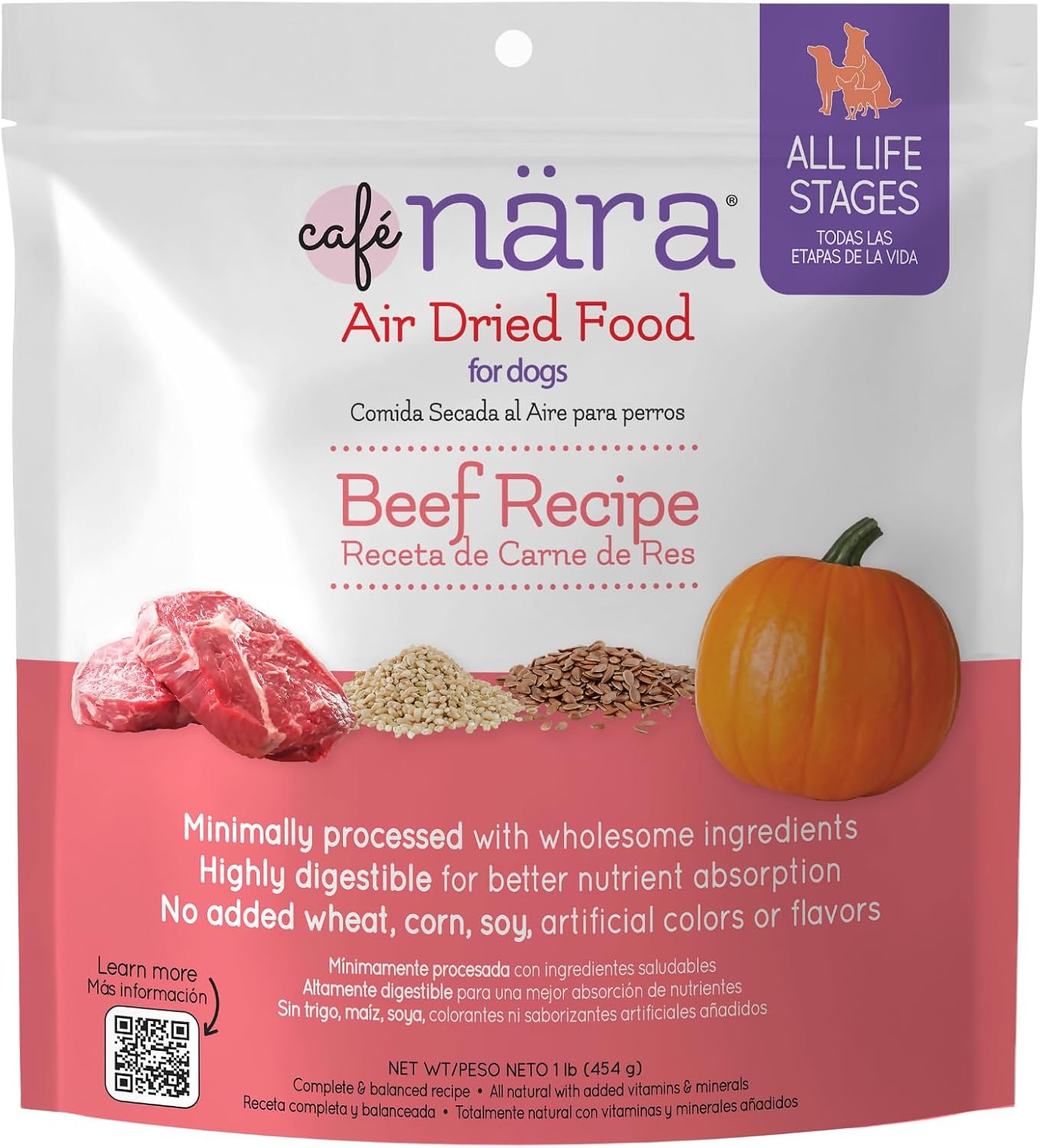 Detalle de Café Nara Air-Dried Dog Food, 1 lb