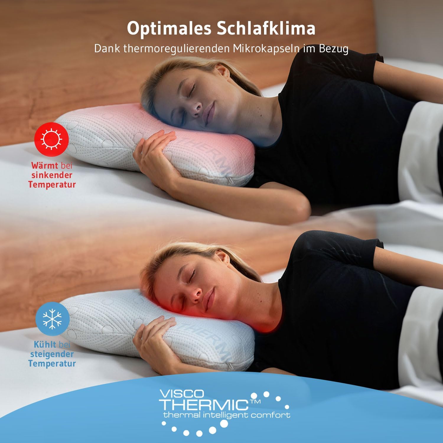 Detalle 2 de ACAMAR Seitenschläferkissen Ergonomisch