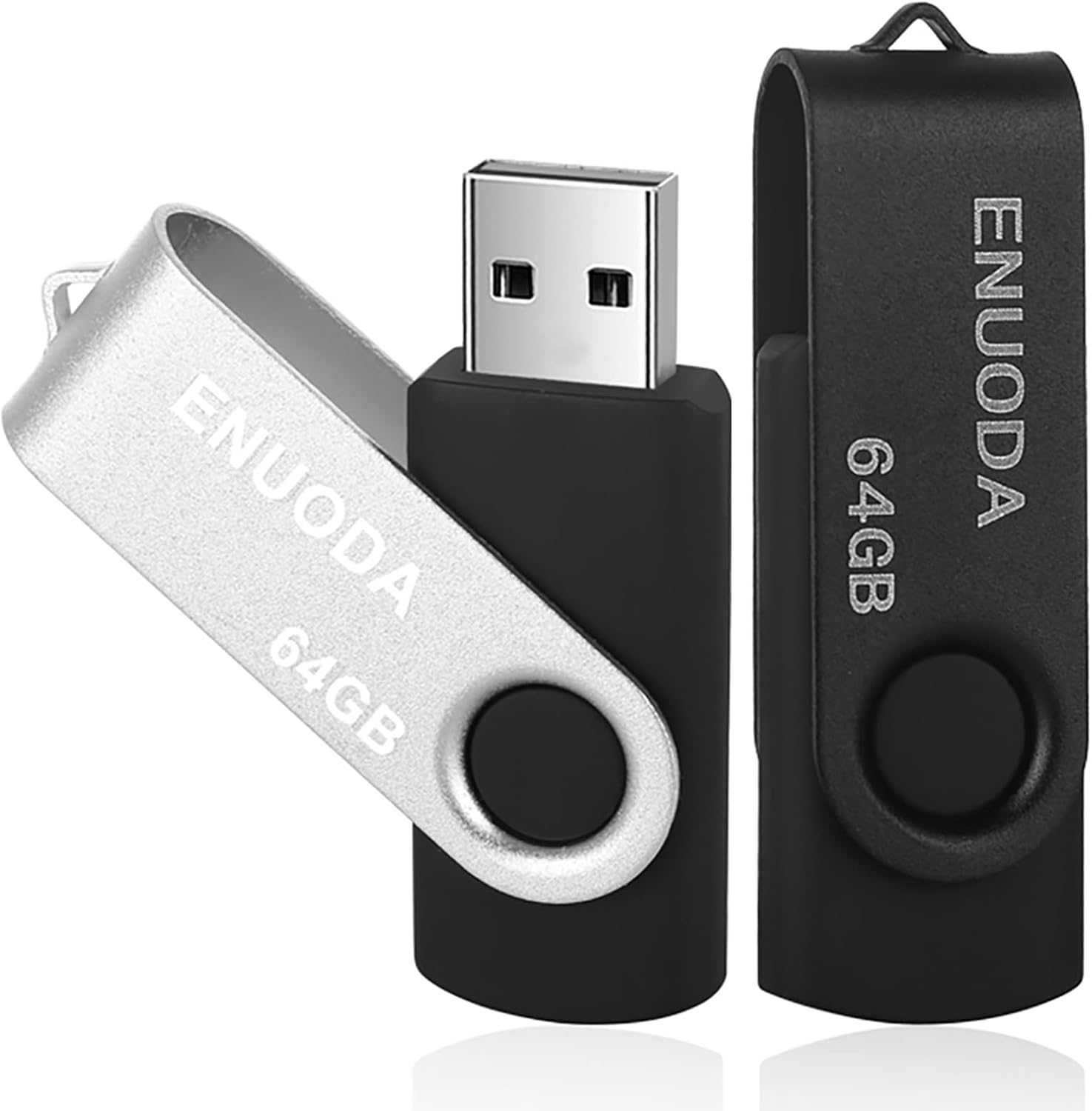 Thumbnail 6 de ENUODA USB Stick 128GB USB 2.0 mit drehsicherer Metallabdeckung – zuverlässiger Speicher für unterwegs