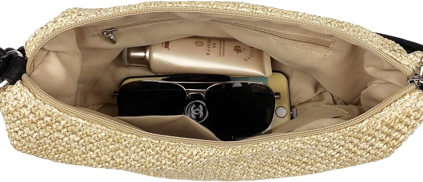Detalle 2 de Leanoria Straw Shoulder Bag