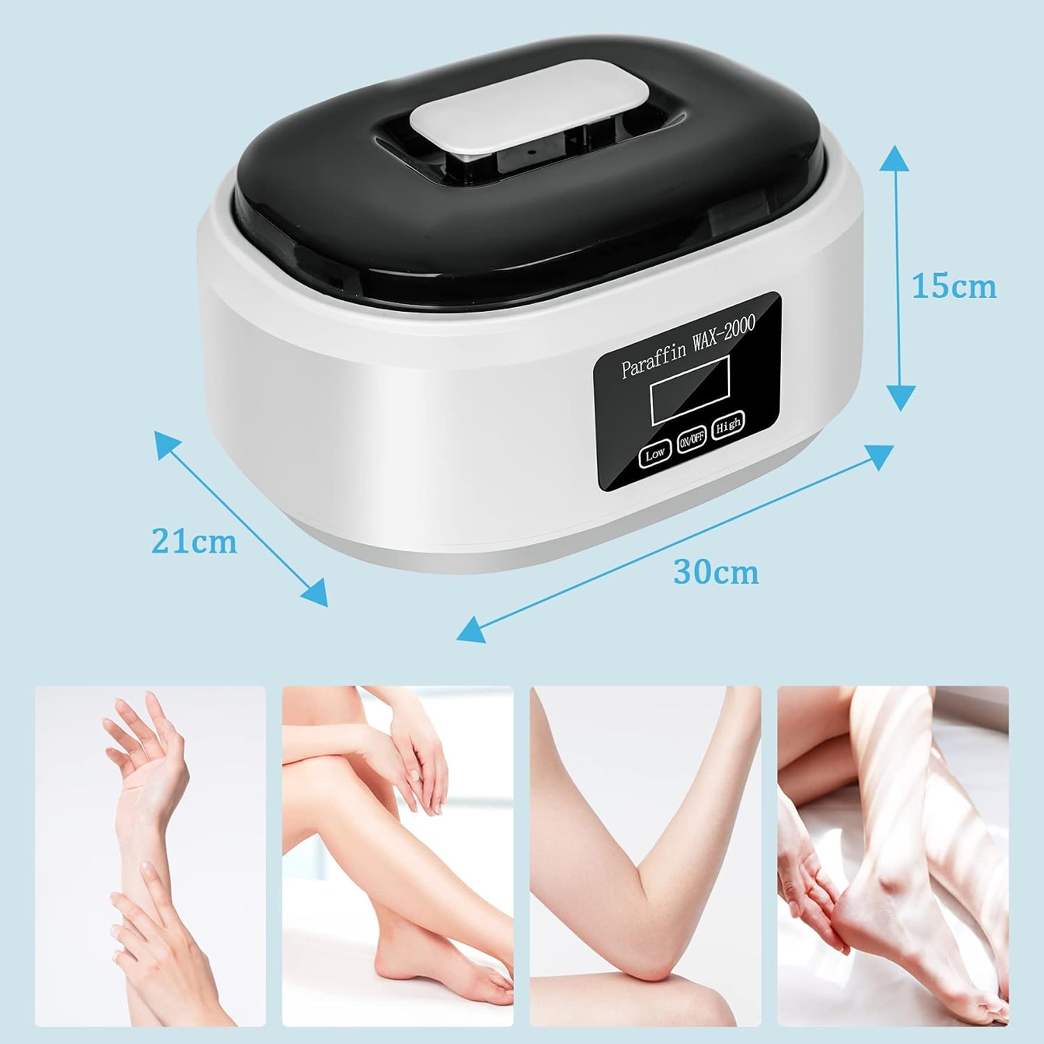 Thumbnail 6 de Boadw paraffinebad voor handen en voeten, 3,4 liter met digitaal display