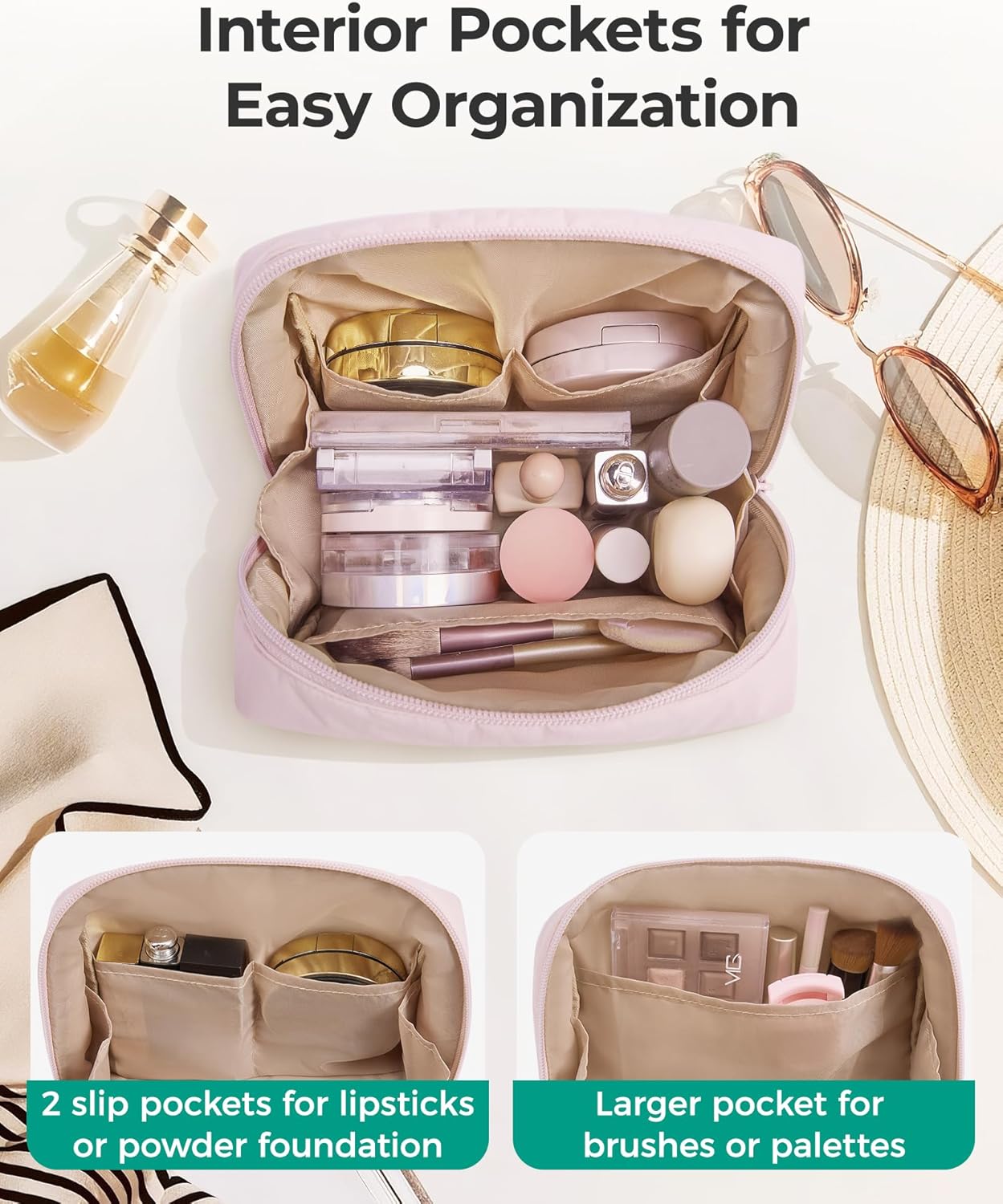 Thumbnail 3 de BAGSMART Puffy Makeup Bag 7.87 in