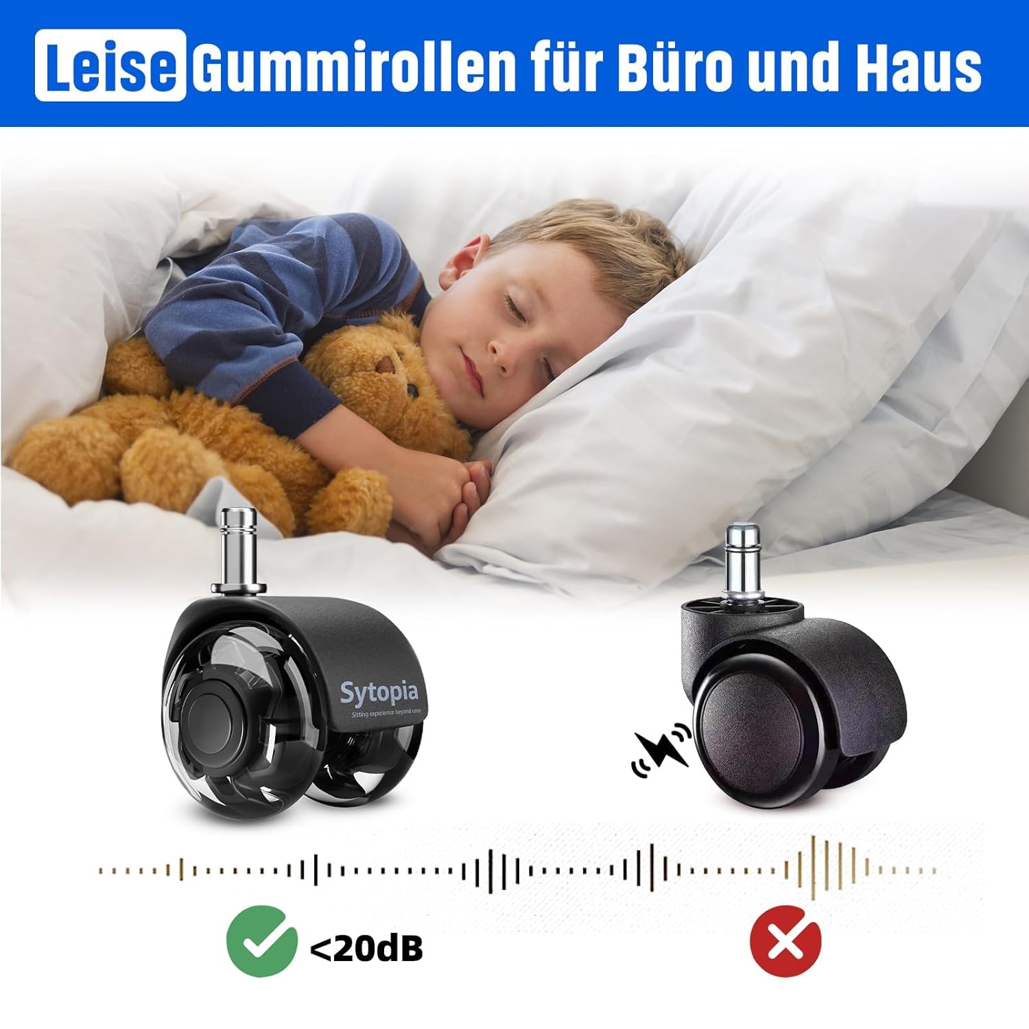 Thumbnail 4 de Sytopia 5er Rollen Bürostühle 317 kg