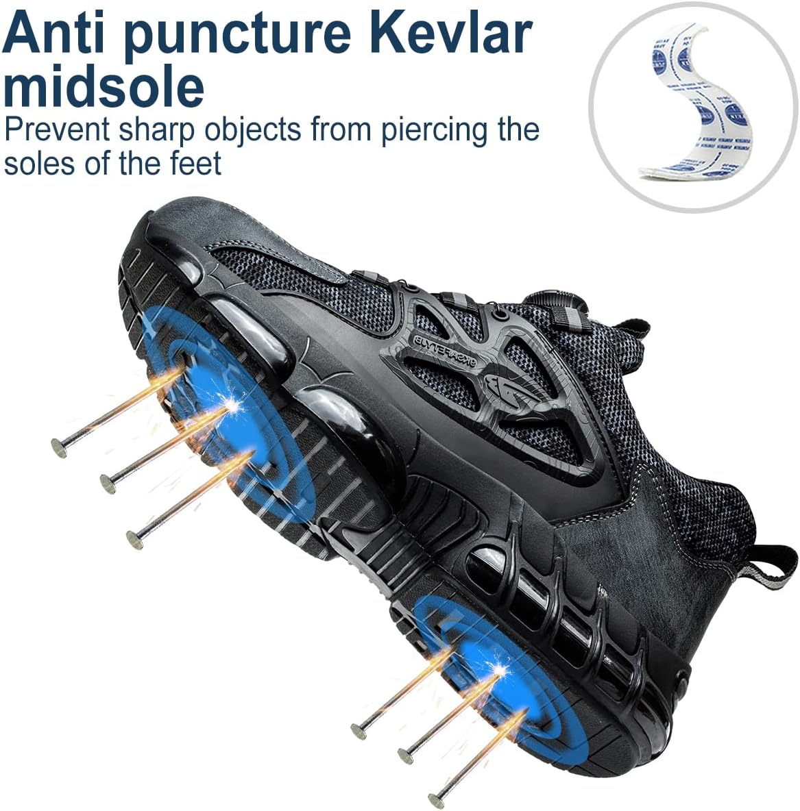 Thumbnail 5 de GUDECIUS Sicherheitsschuhe Arbeitsschuhe Unisex – Stahlkappenschuhe, 38–46 EU