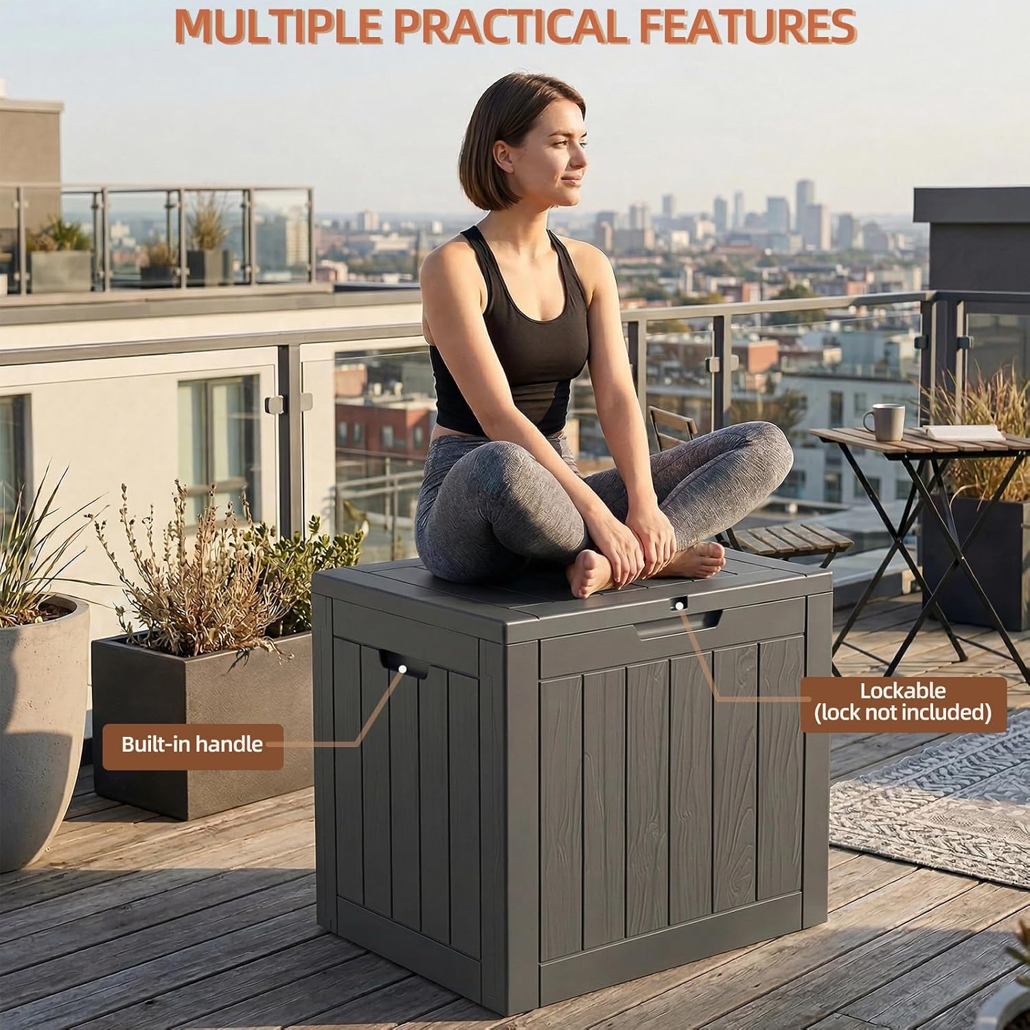 Detalle 1 de EFU Outdoor Storage Box 45-Gallon