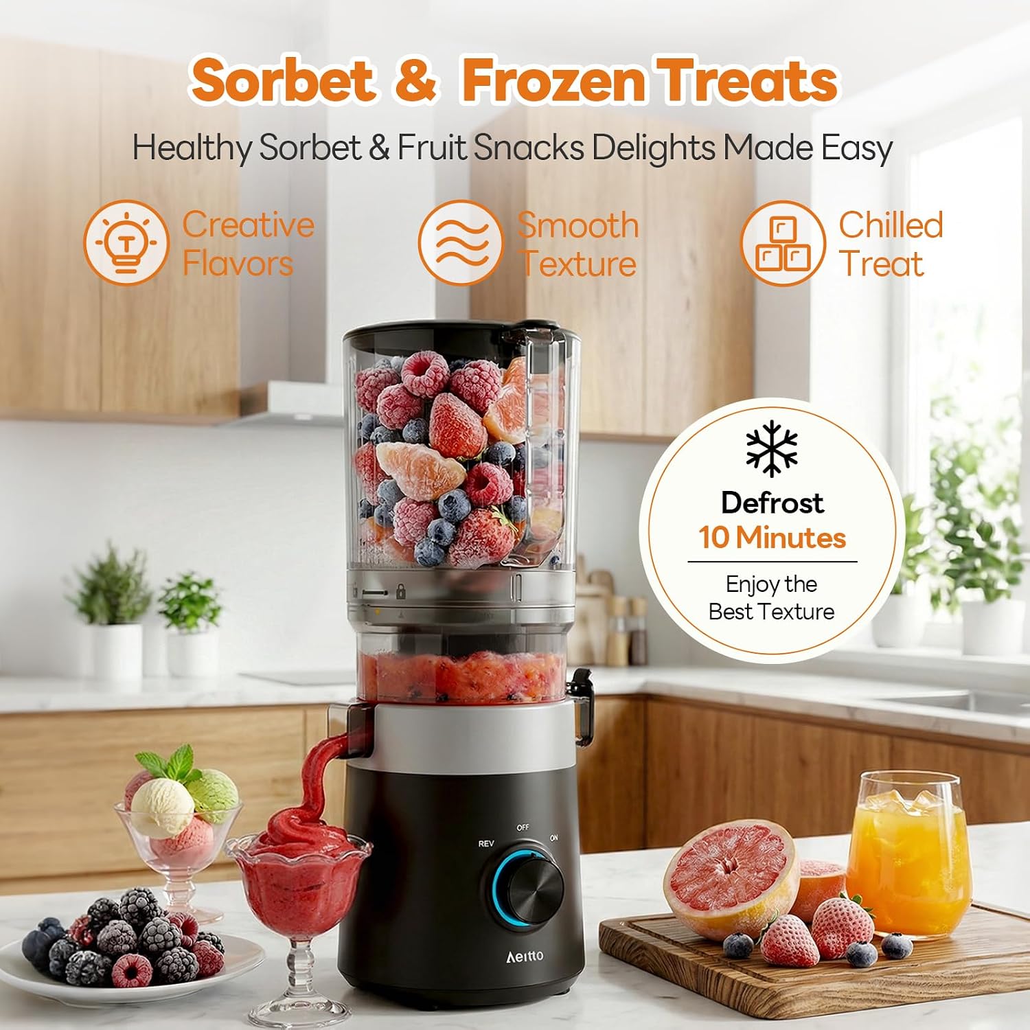 Thumbnail 6 de Aeitto Cold Press Juicer 100oz