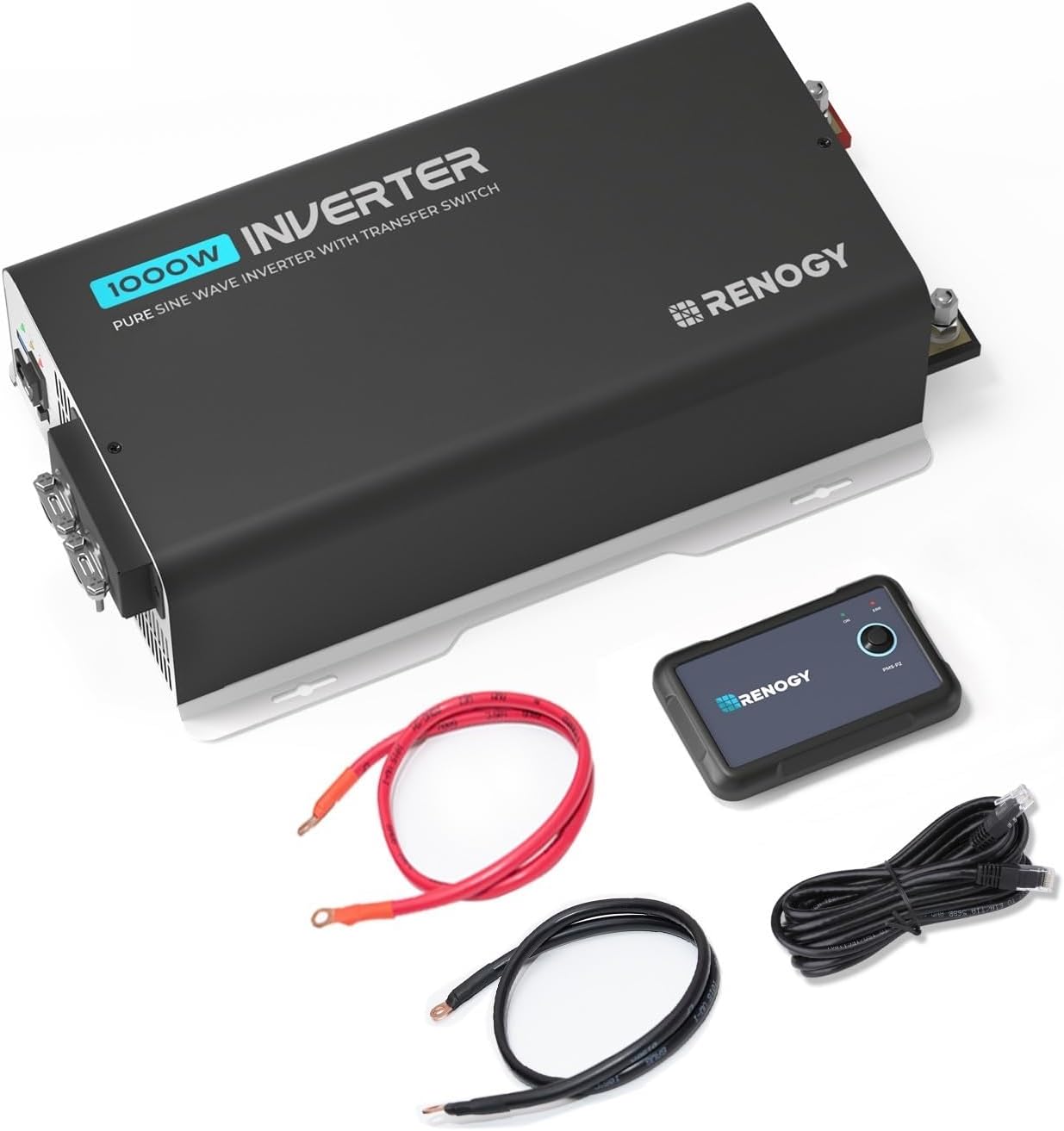 Detalle de Renogy PUH 1000W Pure Sine Wave Inverter for RVs ๐