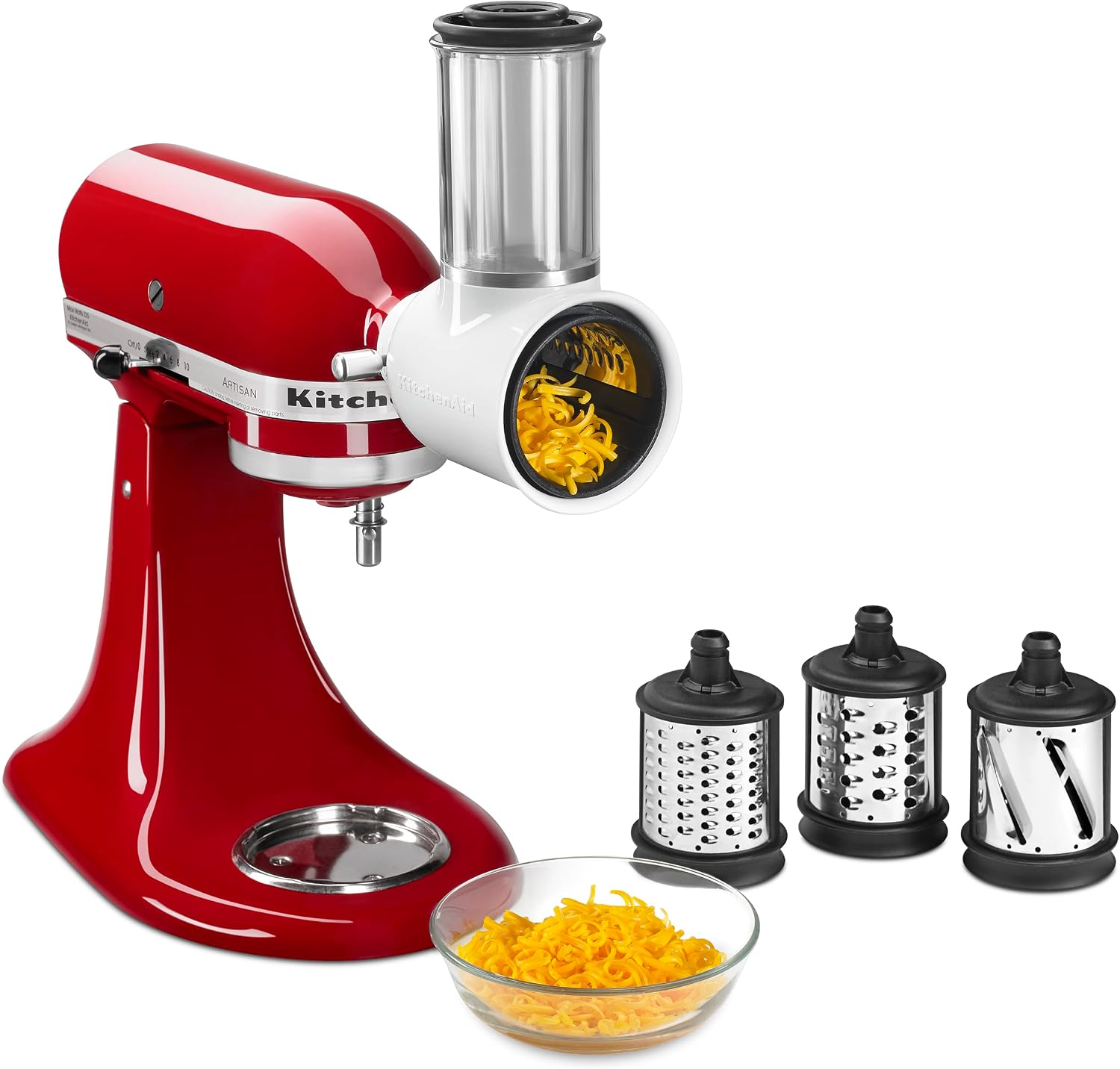 Detalle de KitchenAid Slicer and Shredder Attachment KSMVSA