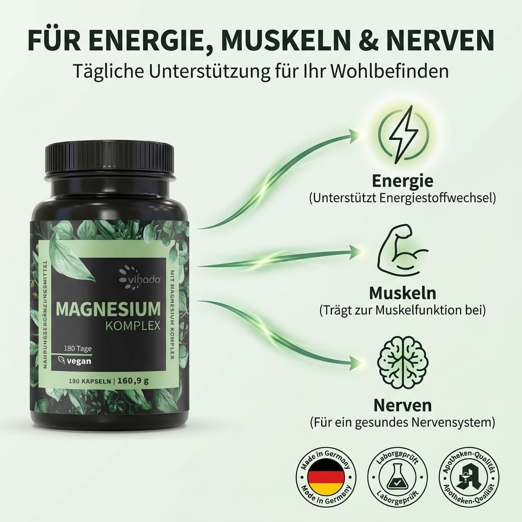 Thumbnail 1 de Vihado Magnesium Komplex 200 mg pro Kapsel