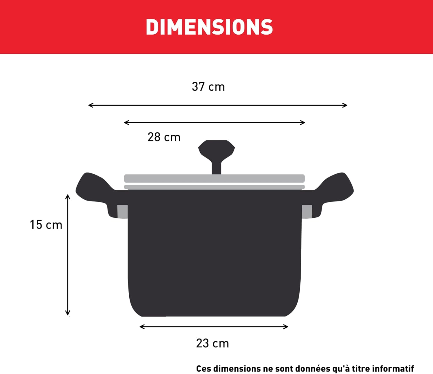 Detalle 2 de Tefal Intuition XL marmite 26 cm, 6,5 L