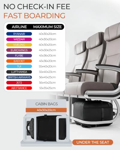 Detalle de Sac cabine Yankony Voyage 40x30x20 cm – bagage à main Ryanair et plus