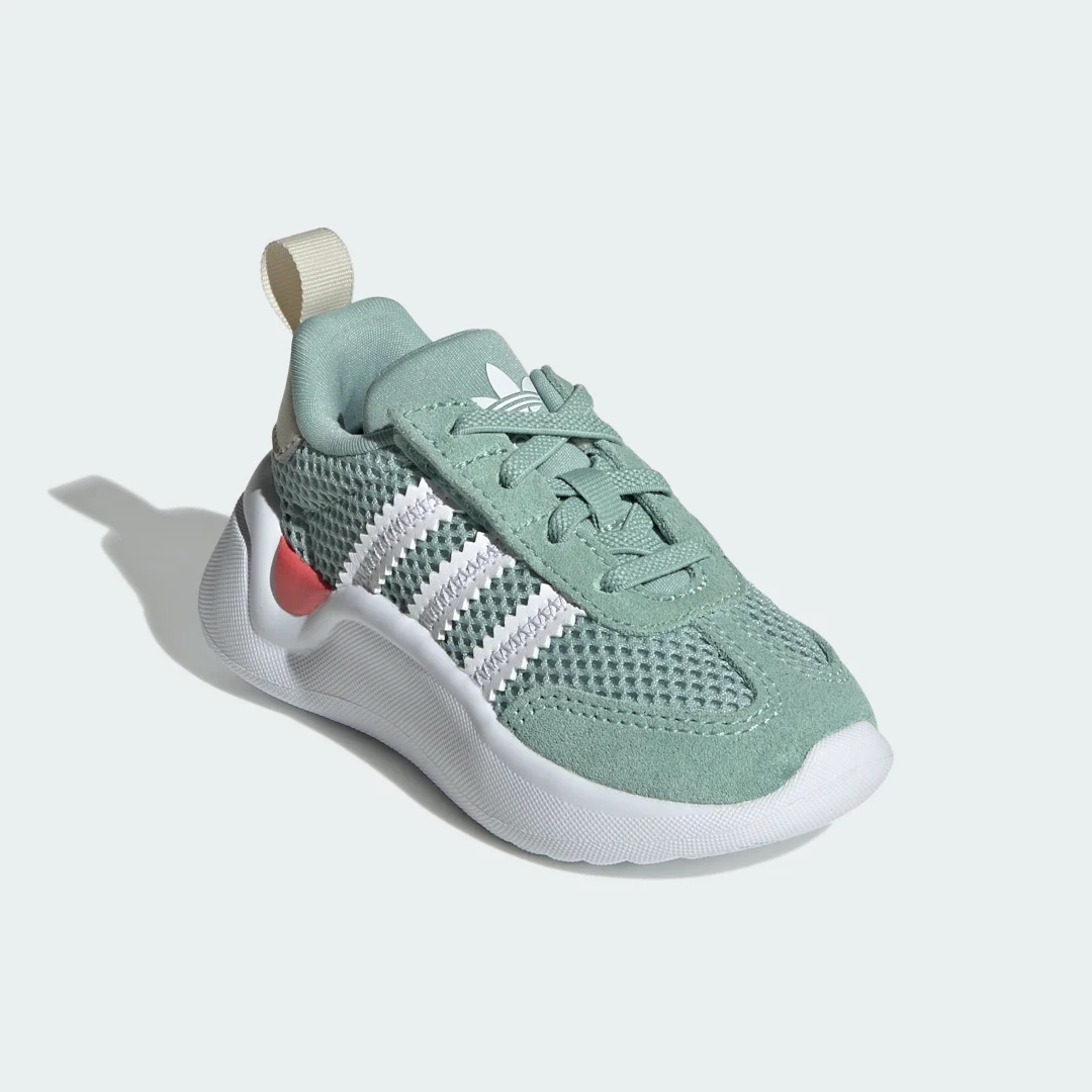 Detalle 2 de Adifom 70s Comfort Closure Elastic Laces (Bebé) – Adidas, verde