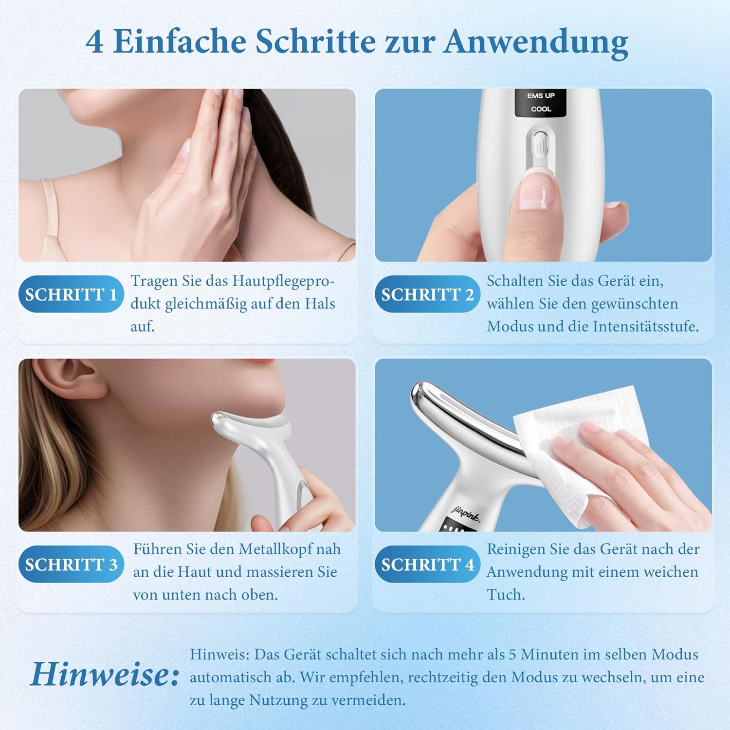 Thumbnail 5 de Gesichtsmassagegerät Gegen Falten EMS – 7LED