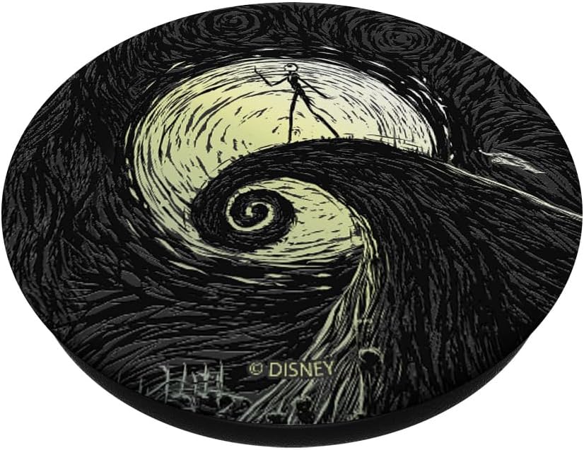 Thumbnail 1 de PopGrip adhésif Nightmare Before Christmas Spiral Hill Midnight – fixation pour smartphone