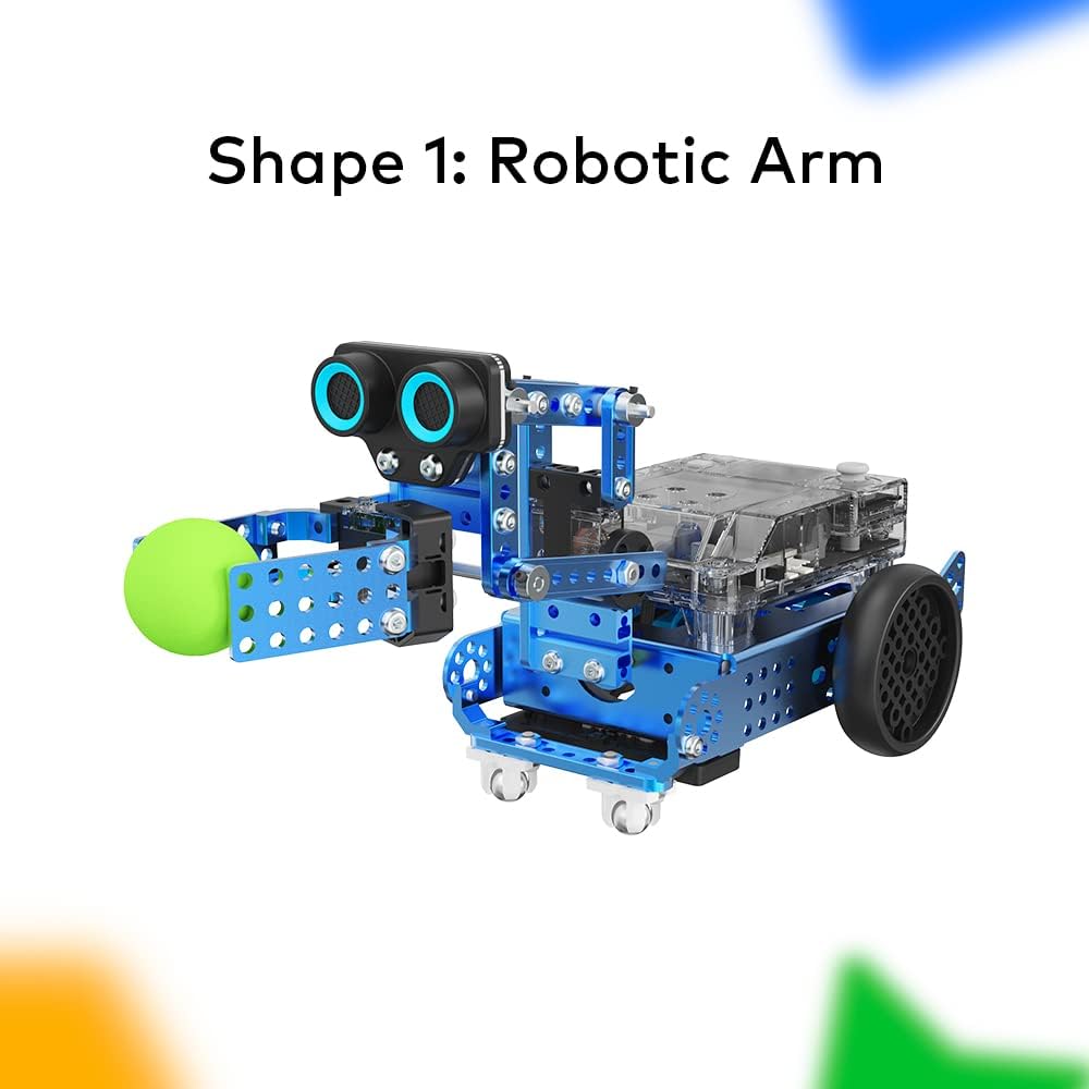 Detalle de Makeblock Modulo Aggiuntivo 3 in 1 Smart World per mBot2: braccio, trasportatore e robot di rilevamento