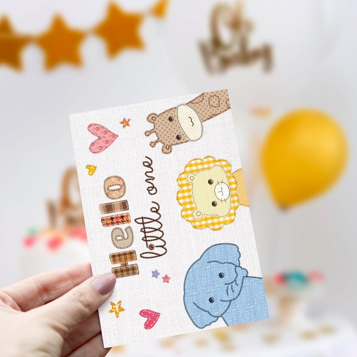 Detalle 2 de CRTURUNIQ Baby Shower Card, 300 gsm coated paper