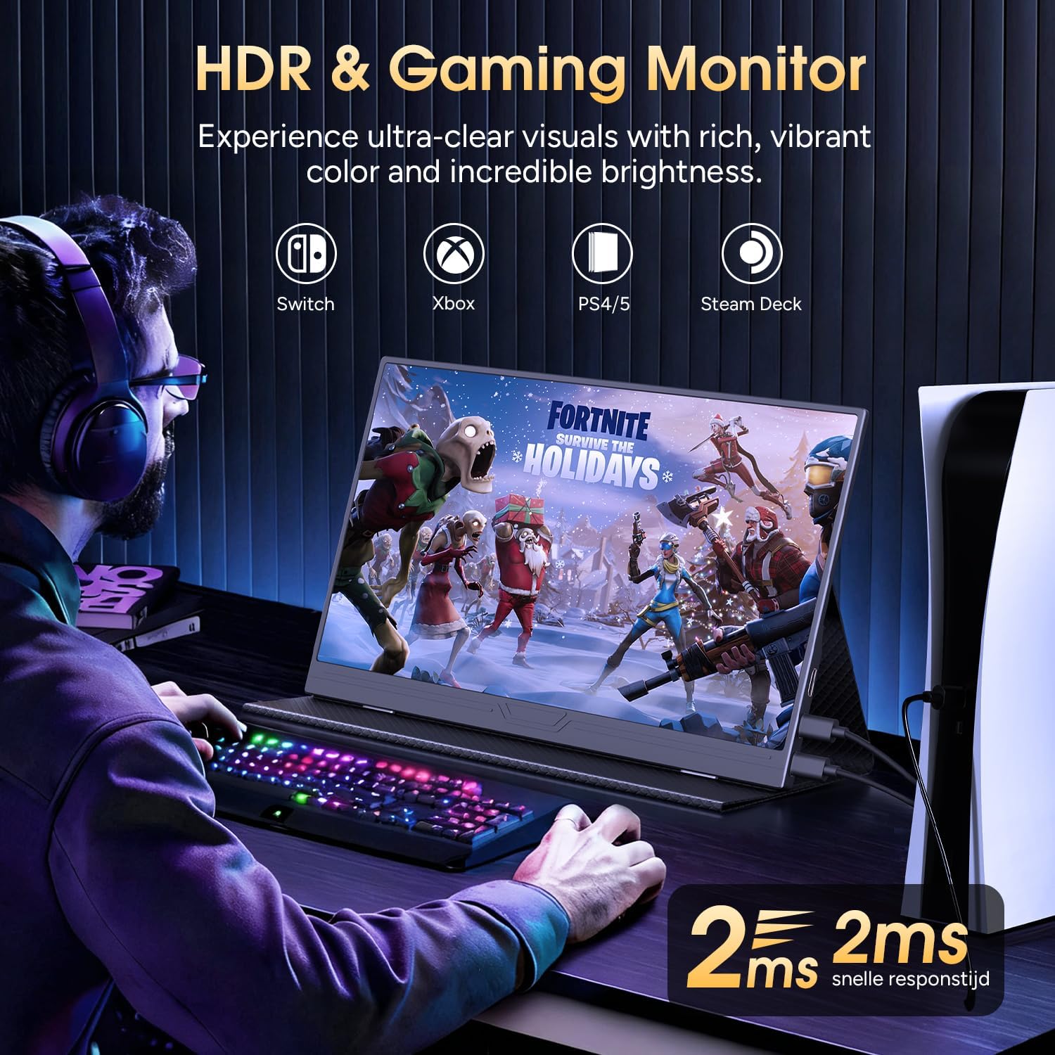 Thumbnail 6 de CUIUIC Portable Monitor 15.6 inch 1080p