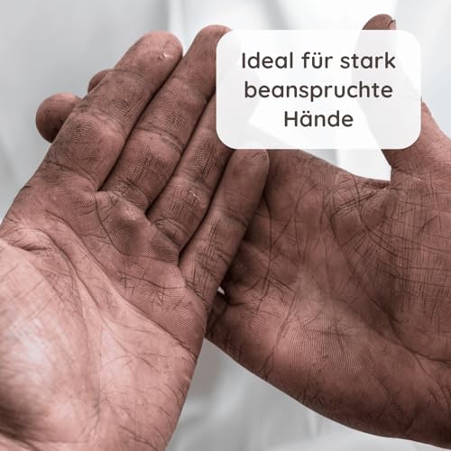 Detalle de Blaues Wunder Handcreme von Schlosskräuter – Intensive Pflege für sehr trockene und rissige Hände