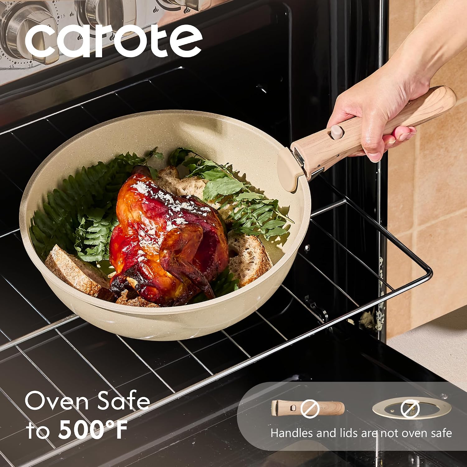 Thumbnail 5 de CAROTE 25PCS Ceramic Cookware Set