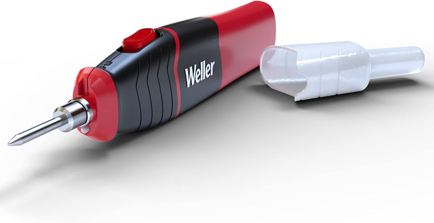 Detalle de Weller WLIBAK8EU – lutownica akumulatorowa 8 W na baterie AA