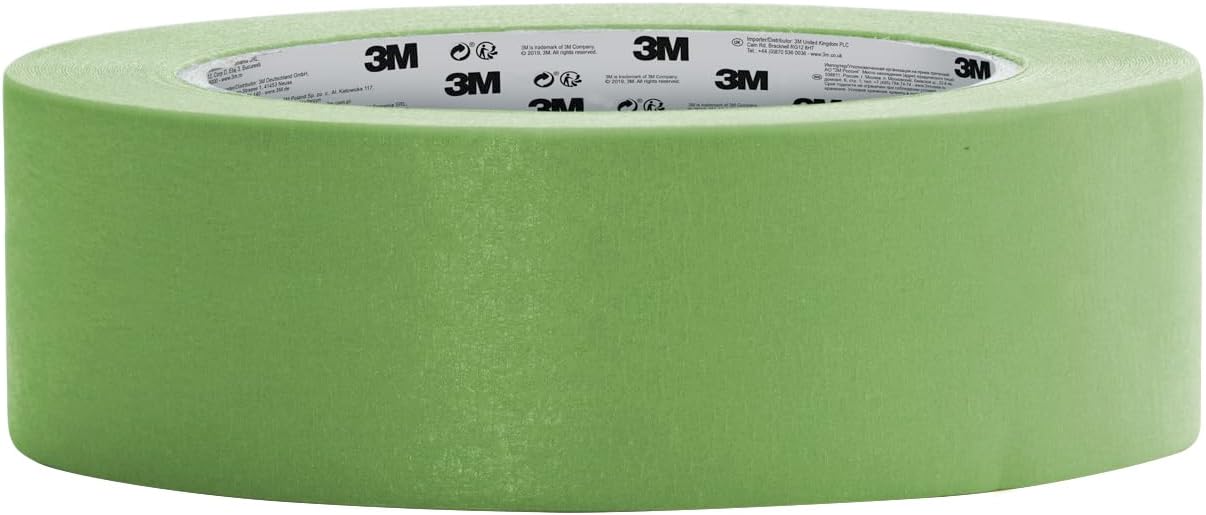 Thumbnail 1 de 3M Ruban de masquage 2060 – pour surfaces rugueuses et résistant UV, 48 mm x 50 m, vert