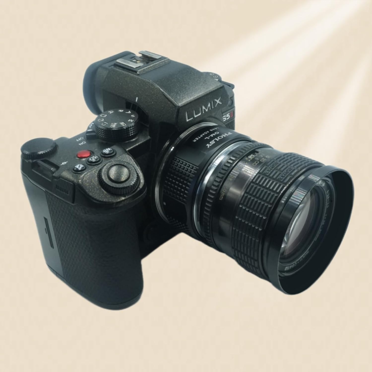 Detalle 2 de PHOLSY Objektivadapter OM auf L Mount – Konverter für Olympus Zuiko OM-Objektive an L-Mount Kameragehäusen