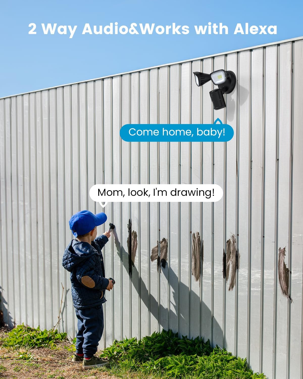 Thumbnail 6 de ieGeek 5MP Floodlight Camera 2600 lumens outdoor security