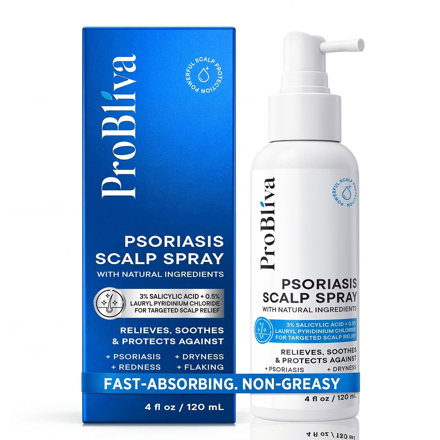 Detalle de ProBliva Psoriasis Scalp Spray with 3% Salicylic Acid, 4 fl oz