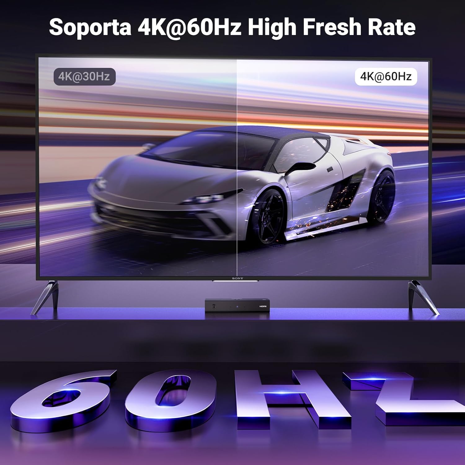 Thumbnail 2 de UGREEN HDMI Switch 4K 60Hz con Control Remoto y 3 Entradas