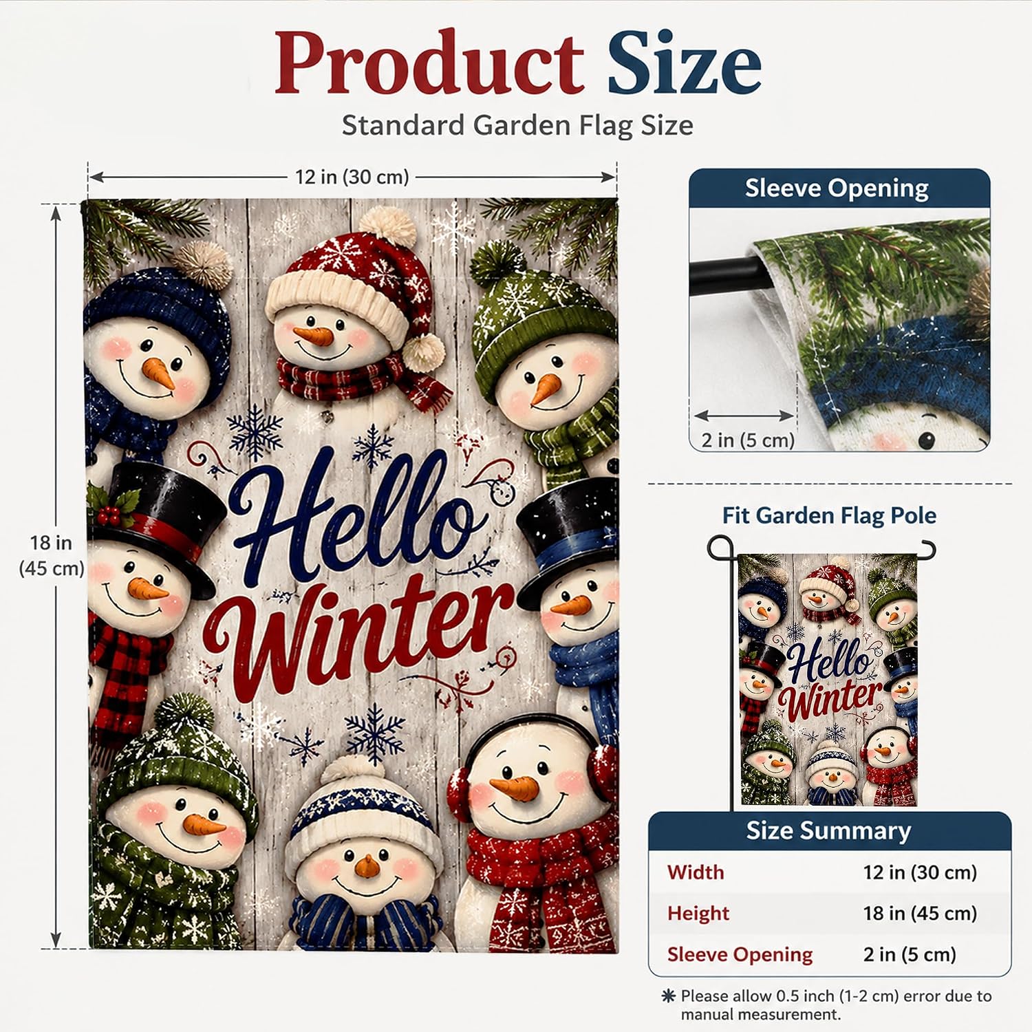 Thumbnail 2 de Christmas Garden Flag, 12 x 18 inches