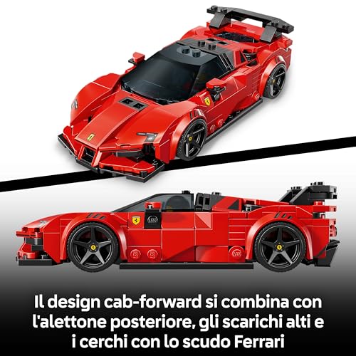 Detalle de LEGO Speed Champions Ferrari SF90 XX Auto Sportiva Stradale 77254 – Miniatura da collezionare con minifigure