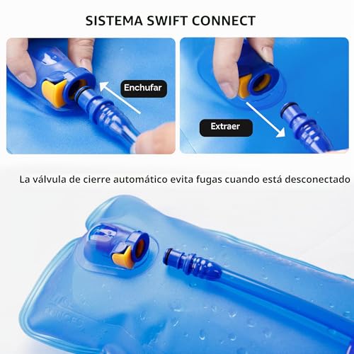 Detalle 2 de Unigear Bolsa de Agua para Mochila de Hidratación con Tubo Desmontable