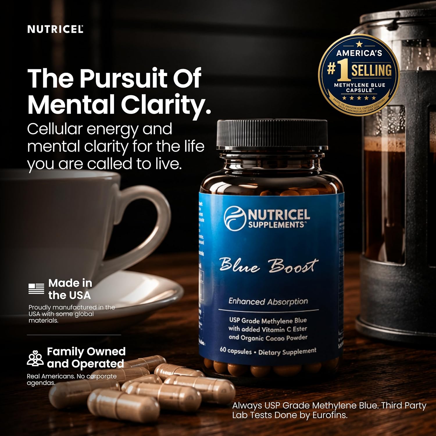 Detalle 2 de Nutricel Methylene Blue Capsules 12 mg