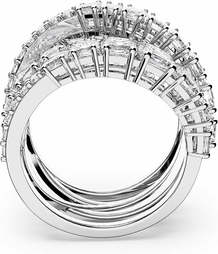 Detalle 2 de Swarovski Twist Wrap anillo blanco Talla mixas 1 unidad