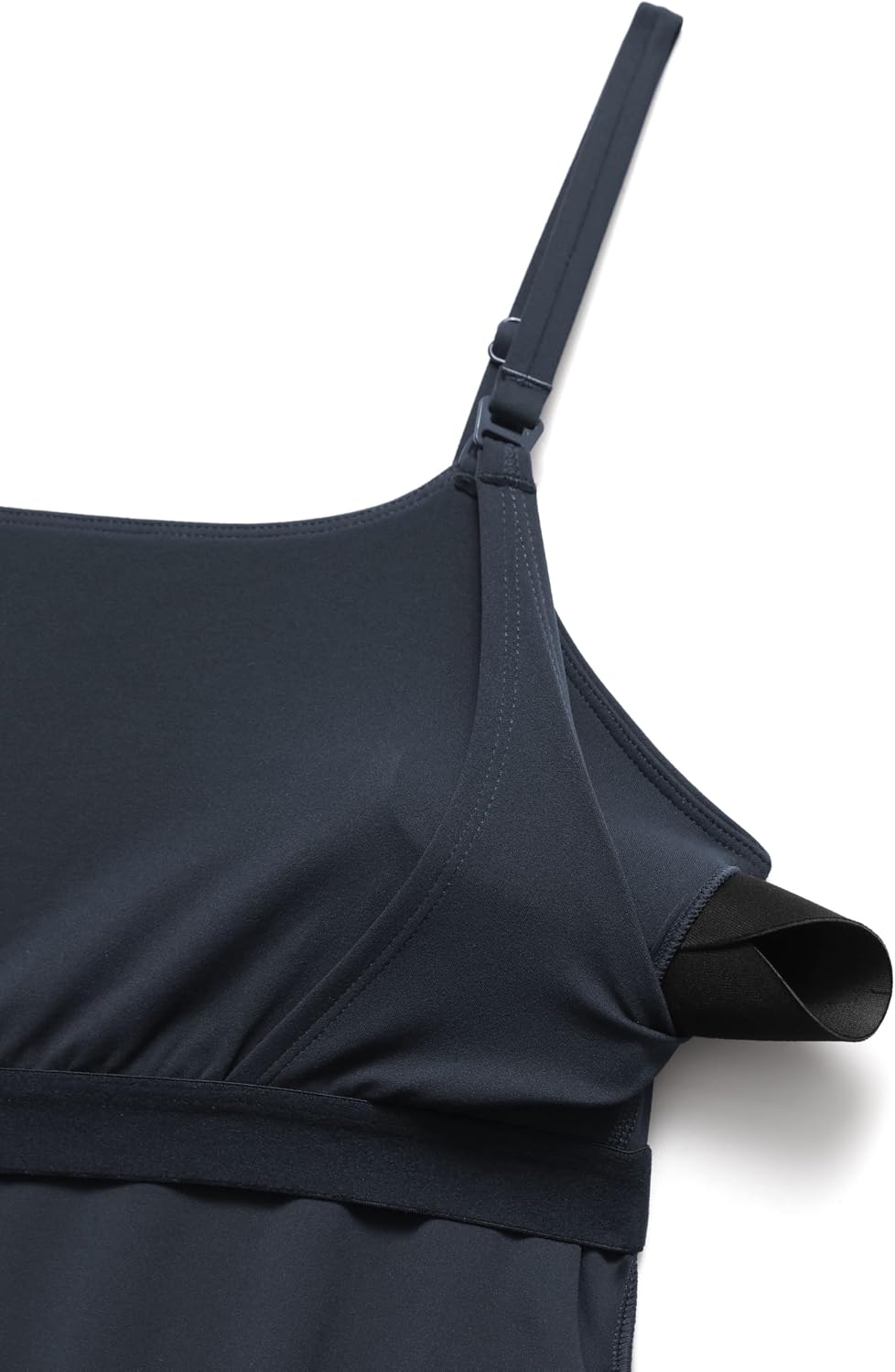 Detalle 2 de CRZ YOGA Butterluxe Donna Maternità: top allattamento con clip e cinghie regolabili