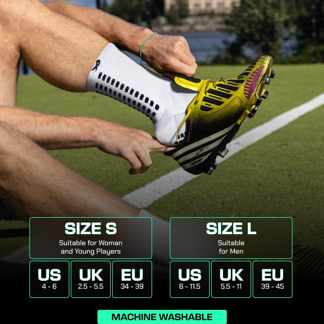 Detalle 1 de Lux Dual Grip Socks soccer grip 360