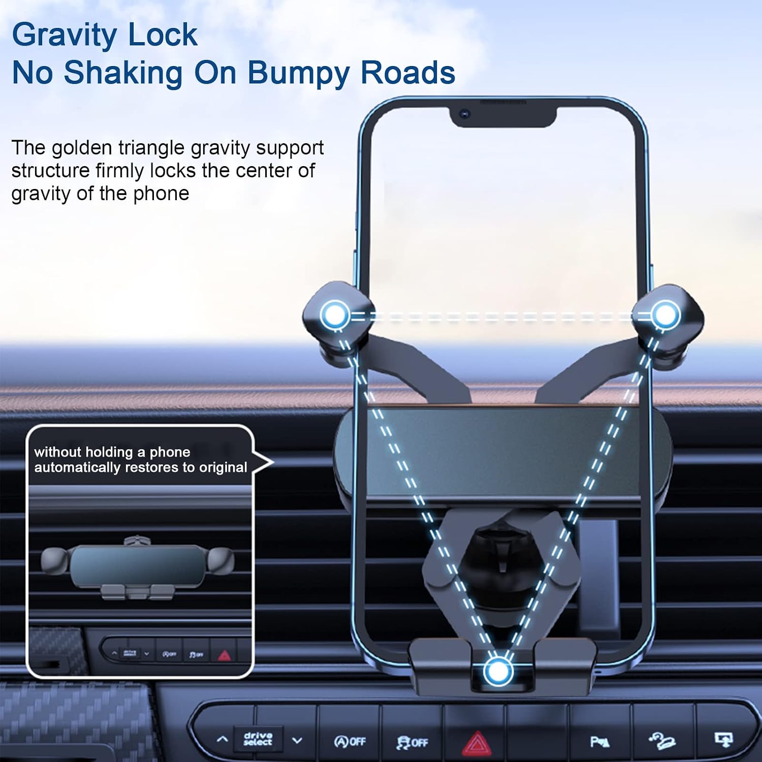 Detalle 2 de ORYCOOL Support Téléphone Voiture 360°