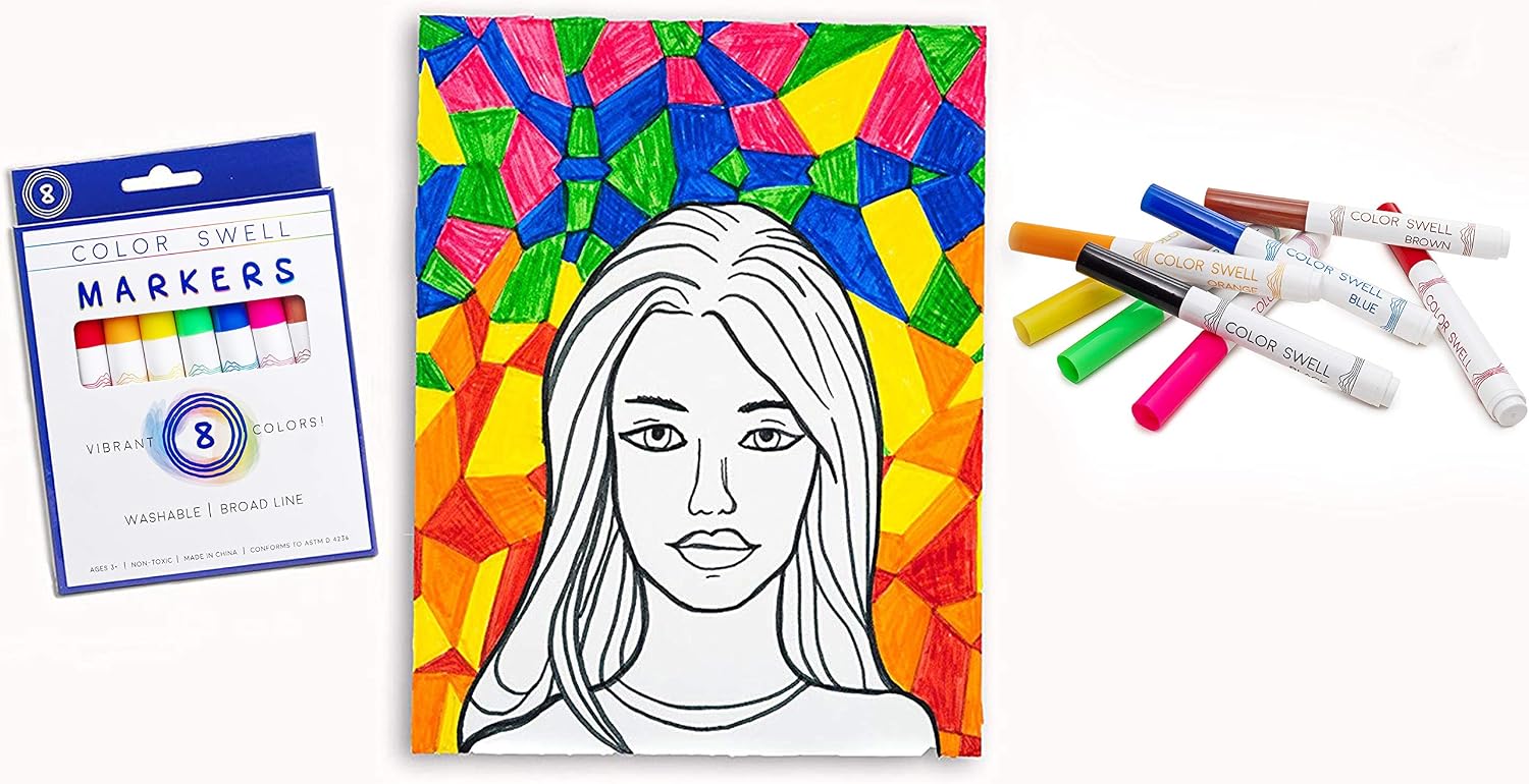 Thumbnail 6 de Color Swell Broad-Line Markers, 8-Pack