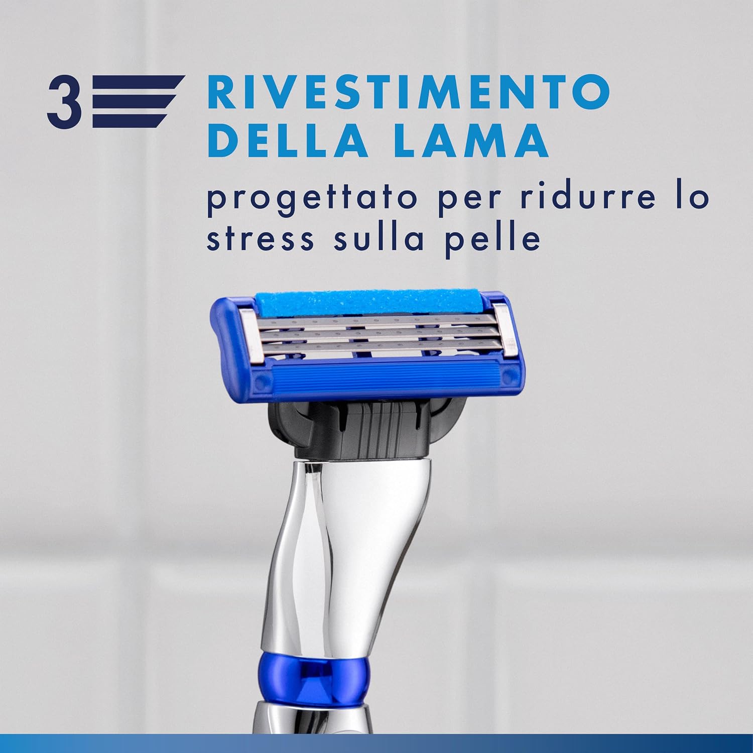 Detalle de Gillette Mach3 Turbo Rasoio Da Uomo con 2 Regole di Lamette: Prestazioni Fluide e Affidabili