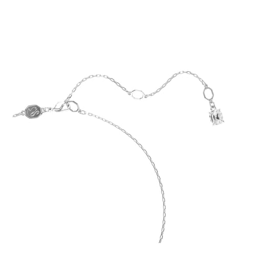 Detalle 2 de Swarovski Swan Collana Pendente - Zirconia Black & White, 38–45 cm