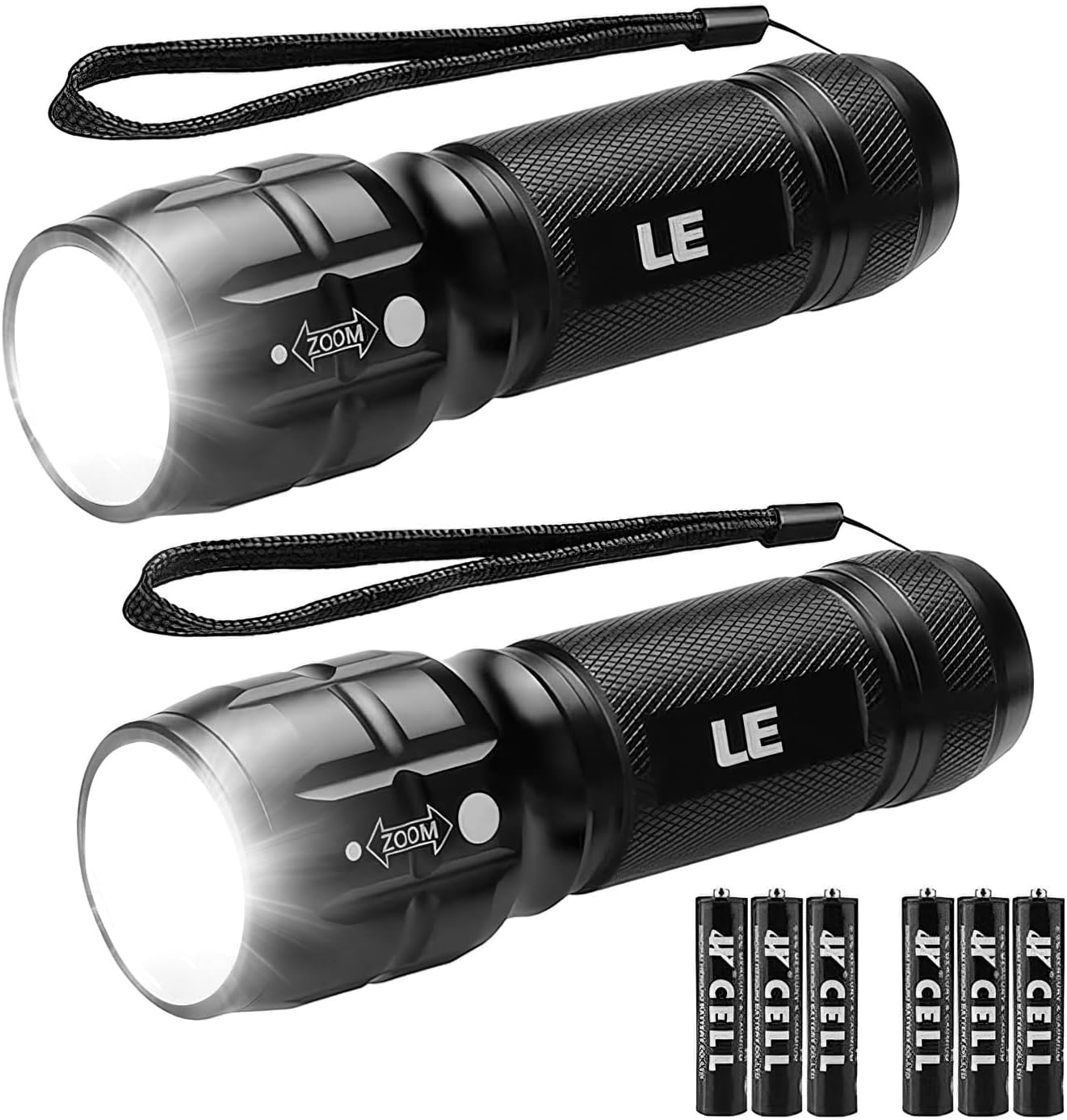 Detalle de LE1000 LE LED Torch 2-pack, pocket handheld torch 🔦