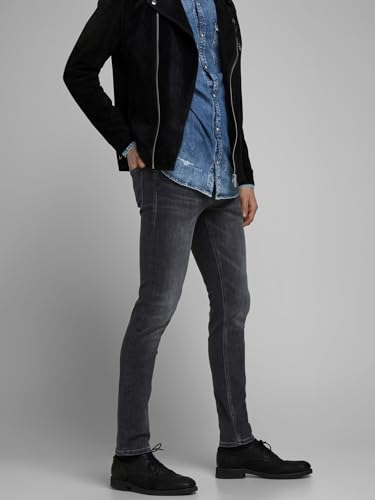 Thumbnail 4 de JACK & JONES Herren Slim-Fit Jeans Glenn Skinny Tapered JJI Glenn – Schwarz 33W/32L