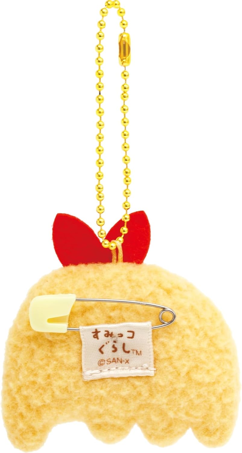 Detalle 2 de サンエックス AB30307 すみっコぐらし えびふらいのしっぽ 進化C ぶらさげマスコットバッジ