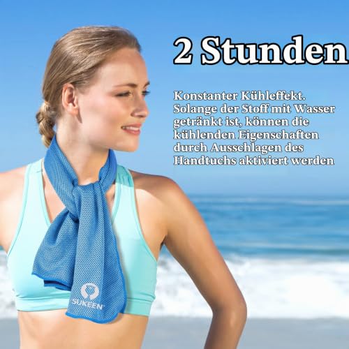 Detalle de Sukeen Kühlendes Handtuch – Kühlhandtuch Cooling Towel für Training und Alltag