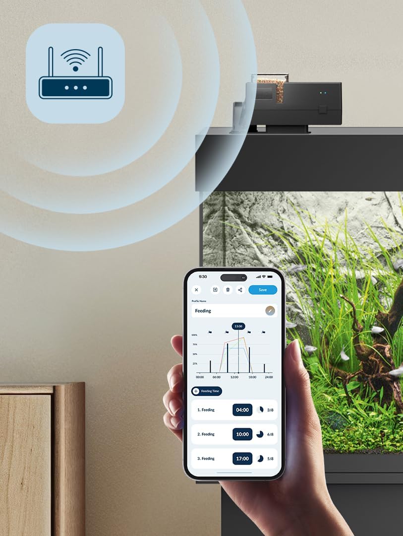 Detalle de JUWEL Aquarium SmartFeed AppControl – automatyczny karmnik Wi-Fi, 110 ml