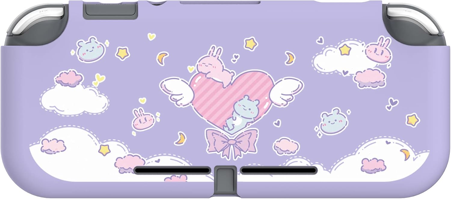 Thumbnail 2 de PlayVital Fantasy Bunny & Bear Custom Protective Case for Nintendo Switch Lite