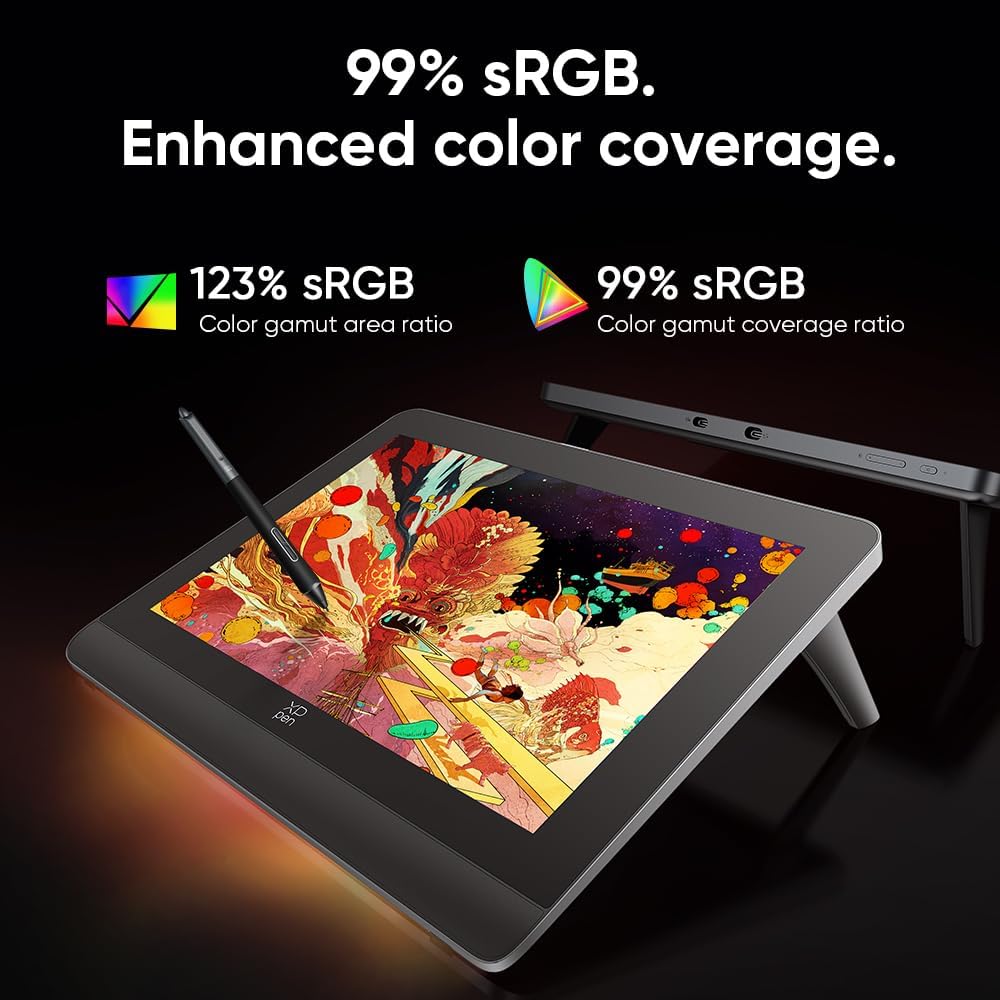 Detalle de XPPen Artist Pro 14 (Gen 2) Graphics Drawing Tablet with 14-inch laminated display and X3 Pro stylus