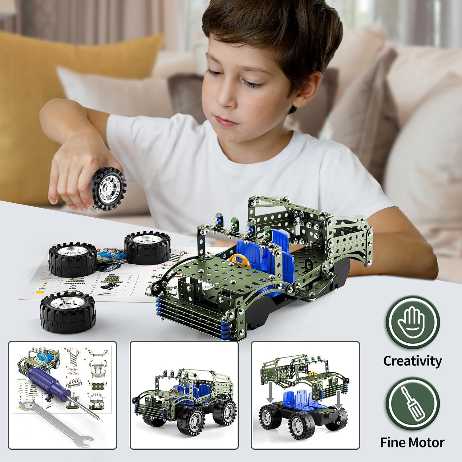 Detalle de Model Truck Building Set
