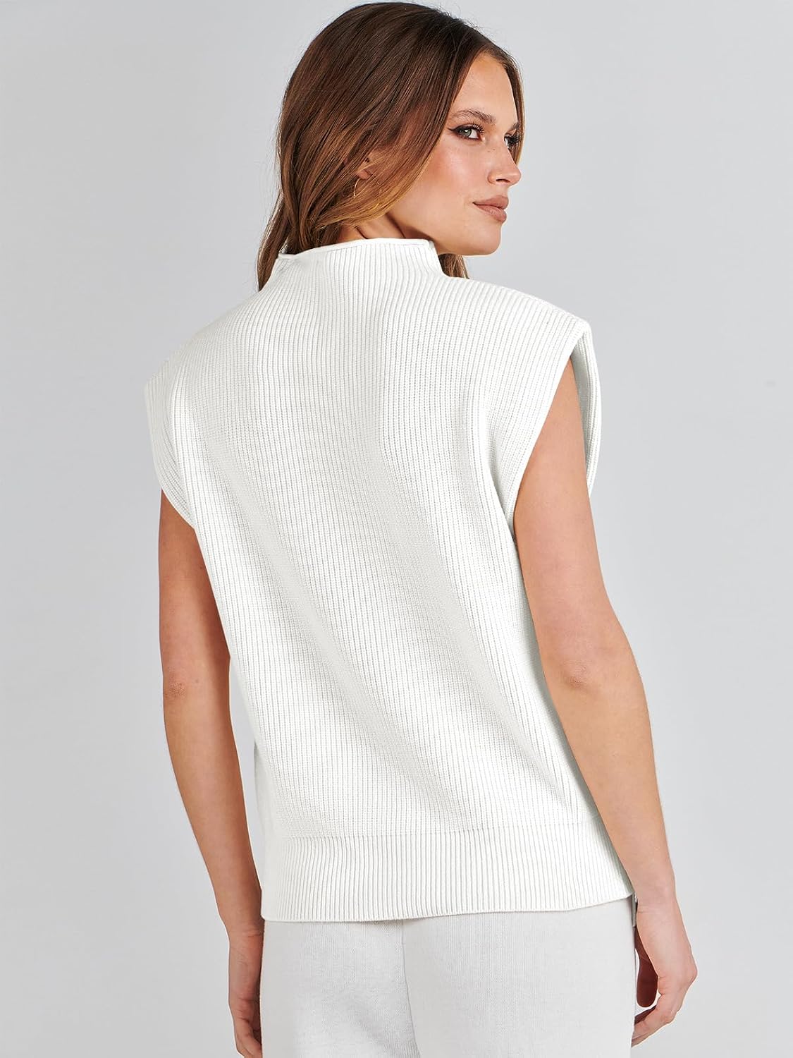 Detalle 2 de ANRABESS Mock Neck Sweater Vest 2026