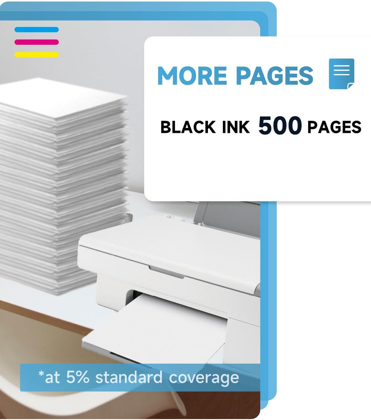 Detalle de INKYEAH PG-575XL Black Ink Cartridge for Canon Pixma TS/TR series